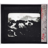 Mont-Blanc. L'Aiguille verte vue du Buet.