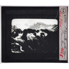 Mont-Blanc. L'Aiguille verte vue du Buet.