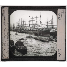 Allemagne du Nord. Hambourg. Vue sur l'Elbe, le port libre.