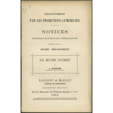 Le Musée Guimet. Notices sur les vues.
