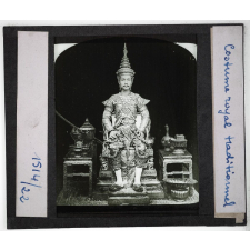 Siam. Costume royal traditionnel.