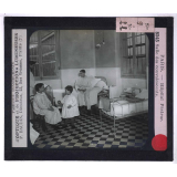 Un Hôpital de contagieux. Hôpital Pasteur. Salle des convalescents.
