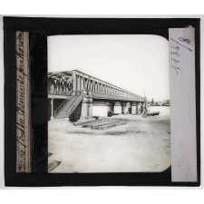 Sud-Ouest. Le Pont du chemin de fer à Bordeaux.