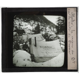 Etats-Unis. Alaska. La maison du Dr sur la route de Dawson.