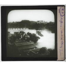 Allemagne, Suisse. Schaffouse, Chute du Rhin.