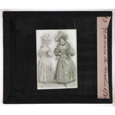 Le Costume au XIXè siècle. Gravure de modes 1830.