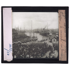 Norvège, la côte et les fjords. Bergen, le marché au poisson.