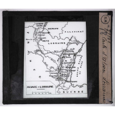 La Structure du sol. Carte d'Alsace Lorraine.