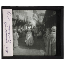 Algérie, Tunisie, Maroc. Rue commerçante. Constantine.