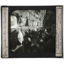 Les Hébreux. Jérusalem. Mur des Lamentations.