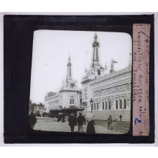 Les Palais de la rive droite et des Invalides. Entrée de l'exposition de 1900 côté des Invalides.