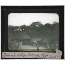 Bas Congo. Chemin de fer du Congo. Station de Kengé.