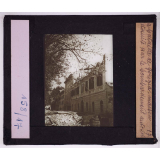 La Bataille de Gorizia. Le théâtre de la bataille du 4 au 15 août 1916. Maison détruite par le bombardement autrichien.