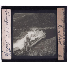 Norvège, chutes d'eau, industries. Tunhövd.
