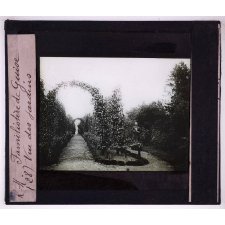 Prévoyance et mutualité. Association du Familistère de Guise. Vue des jardins.