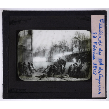 La Révolution de 1848. Fusillade du Boulevard des Capucines, 23 février 1848.