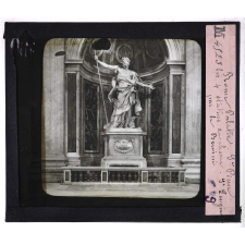Rome. Palatin : St Pierre; les 4 statues du chœur, St Longin par le Bernini.