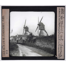 Maine - Anjou (Sarthe, Mayenne, Maine-et-Loire). Les Moulins à vent. Saumur.