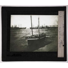 La Pêche et la culture de l'éponge. Vue d'ensemble du port de Sfax.