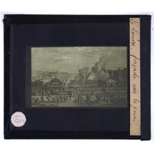 Paris pendant la Révolution. Le Louvre, façade sur le quai.