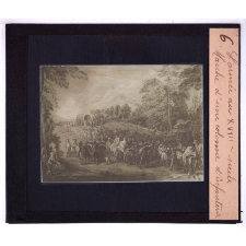 L'Armée au XVIIIe siècle. Marche d'une colonne d'infanterie.