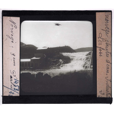 Norvège, chutes d'eau, industries. Lerfoss.