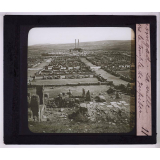 L'Afrique romaine. Timgad. La ville vers le temple de Jupiter.