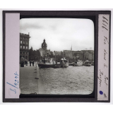 Norvège. Vue dans le Port. Bergen.