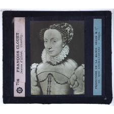 Les Femmes célèbres. François Clouet. Jeanne d'Albret. Chantilly.