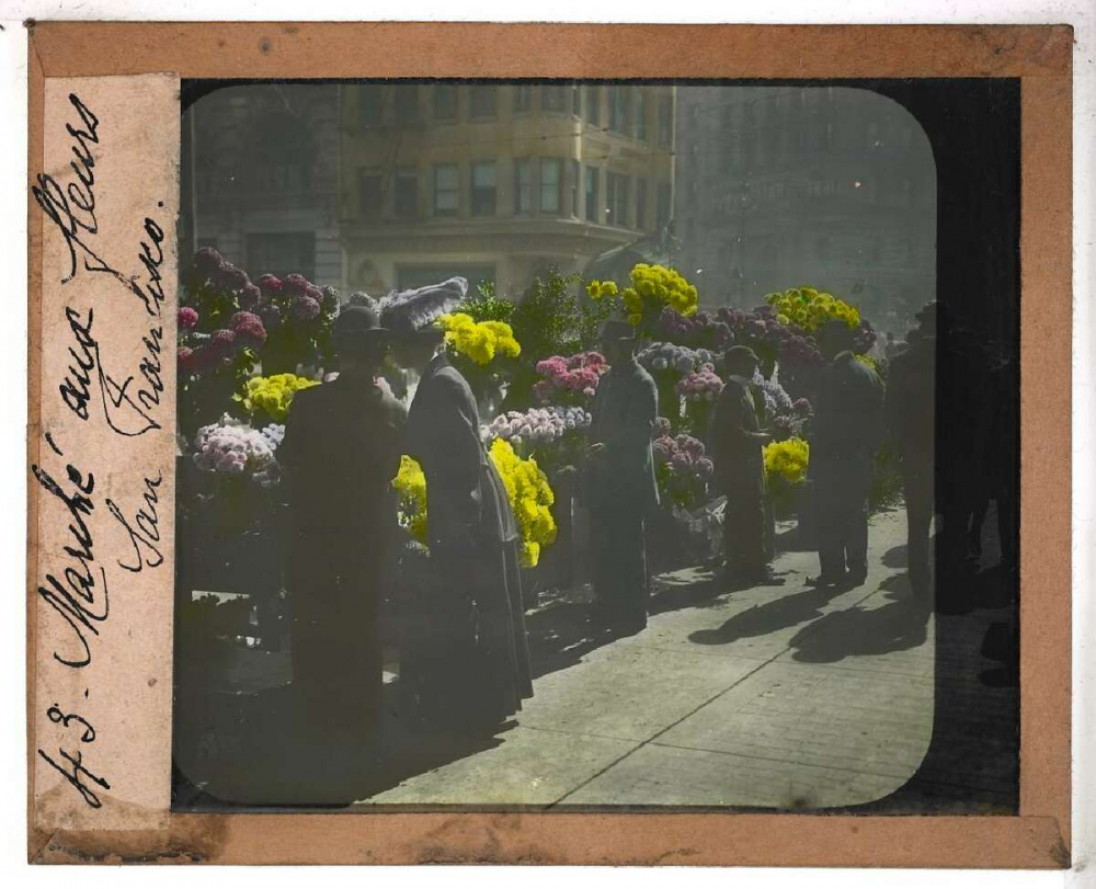 Ouest américain. Marché aux fleurs, San Francisco. 