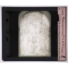 Histoire de la gravure. Couronnement de la Vierge.