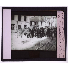 Oise, Meuse, Seine-et-Marne et Ardennes en 1918. St Michel, visite du Président.