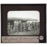 La Nouvelle-Calédonie. Un groupe de canaques.