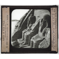 Egypte. Temple d'Ibsamboul. Colosse du Sud. Nubie.
