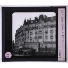 Les Différents types d'habitations. Immeuble à Paris.