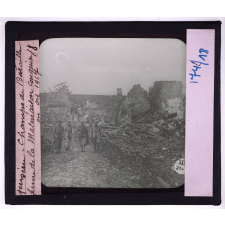 Guerre 1914-1918. Champs de bataille. Ferme de la Malmaison conquise en oct. 1917.