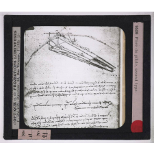 L'Art de voler chez nos ancêtres - Léonard de Vinci, constructeur d'aéroplanes. Place du pilote, second type.