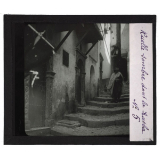Algérie, Tunisie, Maroc. Ruelle sombre dans la Kasba.