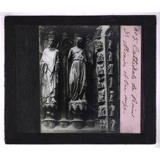 La Cathédrale de Reims. St Nicaise et son ange.