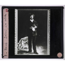 L'Art français du XIXe siècle d'après les collections du Grand-Palais (Exposition universelle de 1900). II Deuxième moitié du siècle. Manet. Portrait d'un artiste.