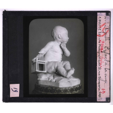 La Sculpture française du XVIIe et du XVIIIe siècle au Musée du Louvre. Pigalle. Enfant à la cage.