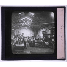 Zinc et étain. Laminoir.