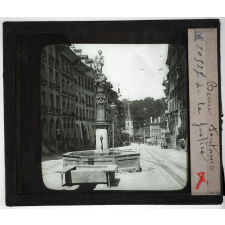 Suisse, les villes. Berne : Fontaine de la Justice.