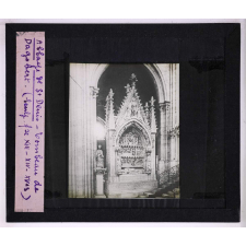 La Sculpture française des 13e, 14e et 15e siècles. Abbaye de St Denis. Tombeau de Dagobert.