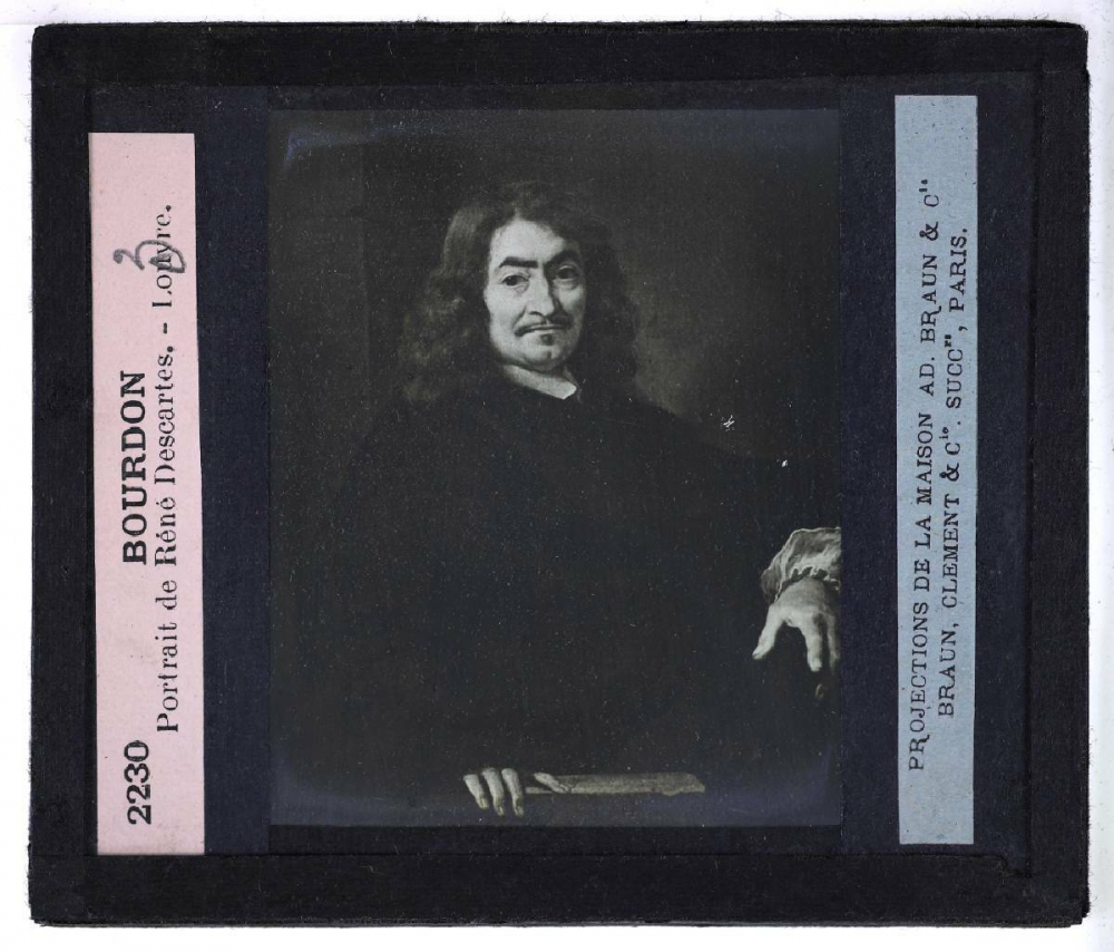La Peinture française au XVIIe siècle. Bourdon. Portrait de René Descartes. Louvre.