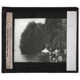 Tonkin. Rochers dans la baie d'Ha-Long.