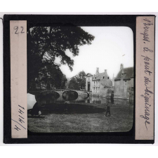 Bruges. Le pont du béguinage.