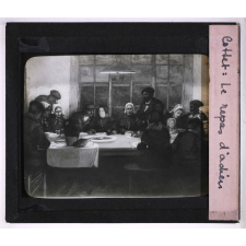 Les Peintres de la vie moderne. Cottet. Le repas d'adieu.