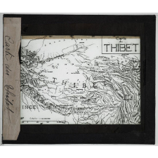 Le Thibet. Carte.