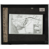 Voyage de Brazza. Carte de l'expédition.